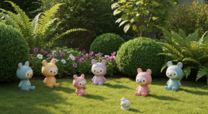 Smiski Garden 系列可愛角色